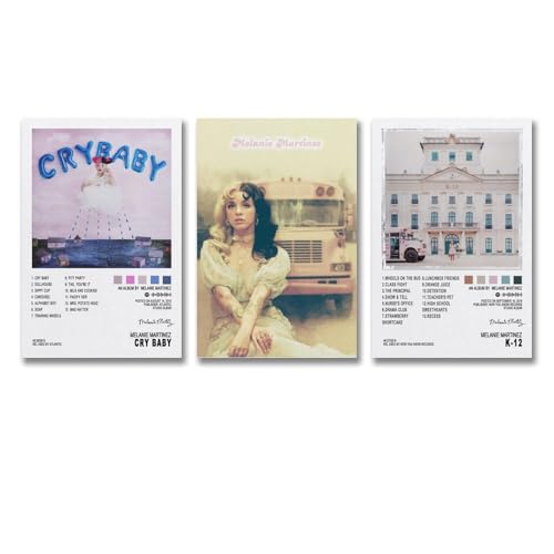 CHIMOSHEJI 3 Stück Melanie Martinez Musikalbum Poster Leinwand Wandkunst Zimmer Deko Aest CHIMOSHEJI 3 Stück Melanie Martinez Musikalbum Poster Leinwand Wandkunst Zimmer Deko Aest von CHIMOSHEJI