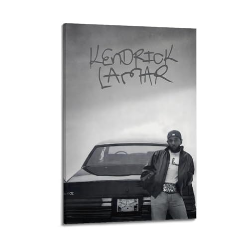 CHIMOSHEJI Kendrick Lamar Poster, Wandkunst, dekoratives Gemälde, Schlafzimmer, Gemälde, Poster, 30 x 45 cm, Rahmenstil von CHIMOSHEJI