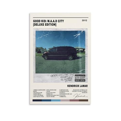 CHIMOSHEJI Poster, Motiv: Kendrick Lamar Good Kid Poster, Wandkunst, dekoratives Gemälde, Schlafzimmer, 30 x 45 cm, ungerahmter Stil CHIMOSHEJI Poster, Motiv: Kendrick Lamar Good Kid Poster, Wandkunst, dekoratives Gemälde, Schlafzimmer, 30 x 45 cm, ungerahmter Stil von CHIMOSHEJI