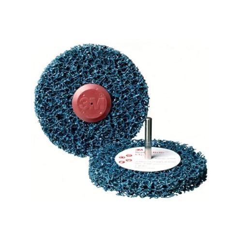 ChimpTools - 3M Scotch Brite Grobreinigungsscheibe GP blau, soft mit Schaft 150mm - Rost & Grobreinigungsscheibe - Reinigungsscheiben für Radnabe - CSD Scheibe Schleifscheibe - Nylon Gewebescheibe ChimpTools - 3M Scotch Brite Grobreinigungsscheibe GP blau, soft mit Schaft 150mm - Rost & Grobreinigungsscheibe - Reinigungsscheiben für Radnabe - CSD Scheibe Schleifscheibe - Nylon Gewebescheibe von CHIMP TOOLS PREMIUM CAR CARE PRODUCTS