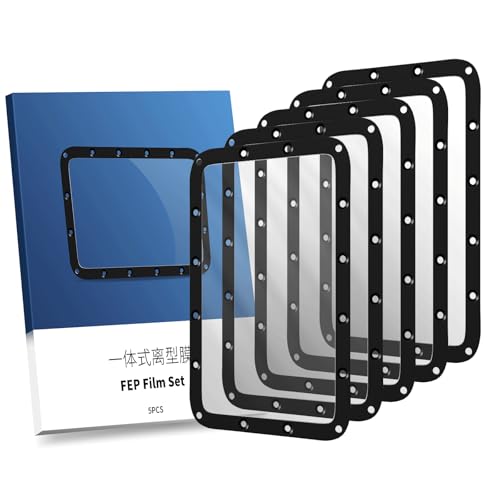 5PCS FEP Release Films Ersatz für Anycubic Photon Mono 2 / Mono 4, Integriertes Design Upgrades Harz Vat FEP Film für 3D Drucker Zubehör, 197x131x0.15mm 5PCS FEP Release Films Ersatz für Anycubic Photon Mono 2 / Mono 4, Integriertes Design Upgrades Harz Vat FEP Film für 3D Drucker Zubehör, 197x131x0.15mm von CHINDRAG