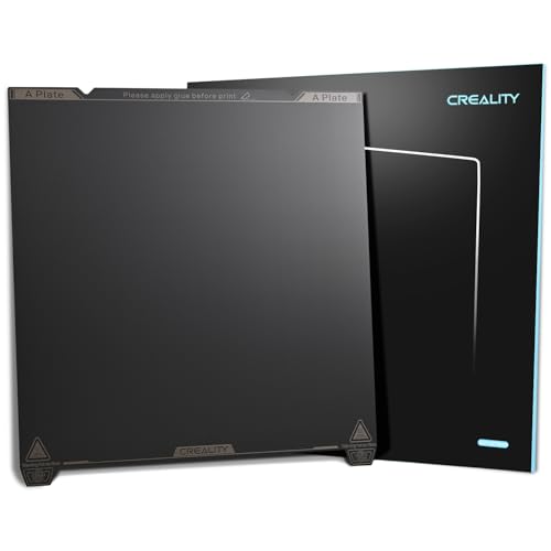 Creality K1 Max PEI Bauplatte, 315x310mm Glattes PEI Blatt Flexible Federstahl Bettplattform mit Glatter PEI Oberfläche für Creality K1/K1 Max/Ender 3 V3 Plus/3 Max Neo 3D Drucker (Ohne Magnetfuß) von CHINDRAG