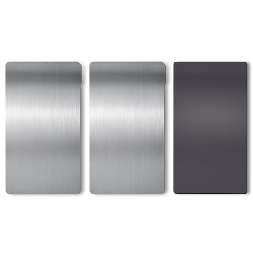 Harz 3D Drucker Federstahl Bauplatte, 2 Stück Flexible Stahlblech und 1 Stück Magnetische Basis Plattform Kompatibel mit ELEGOO Saturn 3/Saturn 3 Ultra/Saturn 2 8K/Saturn 8K/Saturn, 224x129mm von CHINDRAG