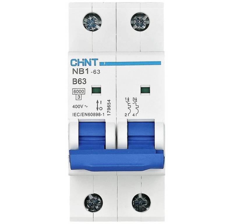CHINT Schalter Chint 179651 NB1-63 2P B40 6kA DB Leitungsschutzschalter 2polig 40 von CHINT