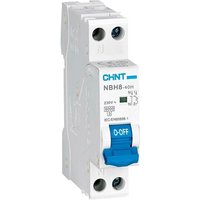 Chint - Magnetothermischer interruptioner 1p+n 6a 6ka nbh8 51230 von CHINT