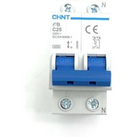 Chint - Thermisch-magnetischer Schutzschalter 1P+N 25A 4,5kA 2M Curve c eb 328390 von CHINT
