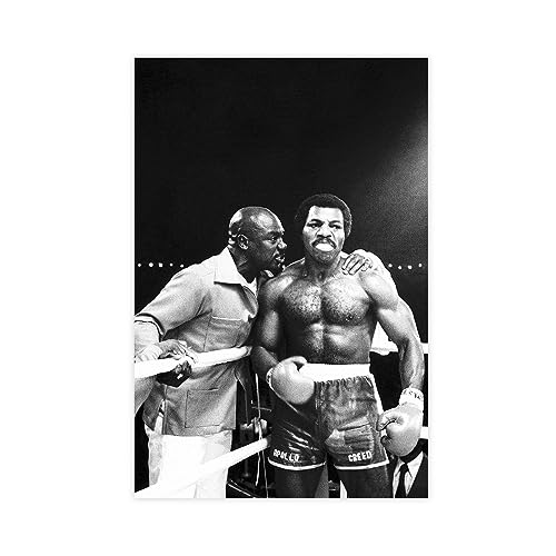 Apollo Creed and Tony Evers, Rocky Movie Vintage Foto Poster Leinwand Poster Schlafzimmer Dekor Sport Landschaft Büro Zimmer Dekor Geschenk ungerahmt 30 x 45 cm von CHIPEL