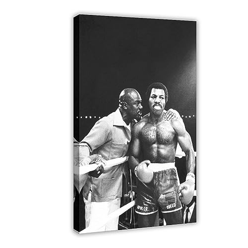 Apollo Creed und Tony Evers, Rocky Movie Vintage Fotoposter Leinwand Poster Wandkunst Dekor Druck Bild Gemälde für Wohnzimmer Schlafzimmer Dekoration Rahmenstil 30 x 45 cm von CHIPEL