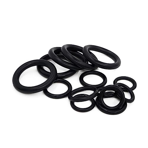 CS 6mm OD 17-490mm Schwarz NBR O-Ring Ring Nitril Gummi Runde Dichtung Dichtung Gute Öl & Hitzebeständige Dichtungsscheibe, Außendurchmesser 58 mm, 10 Stück, CS 6 mm von CHIPEL