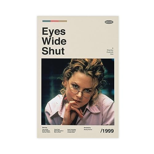 Eyes Wide Shut Vintage Filmposter Leinwand Poster Schlafzimmer Dekor Sport Landschaft Büro Zimmer Dekor Geschenk ungerahmt 30 x 45 cm von CHIPEL