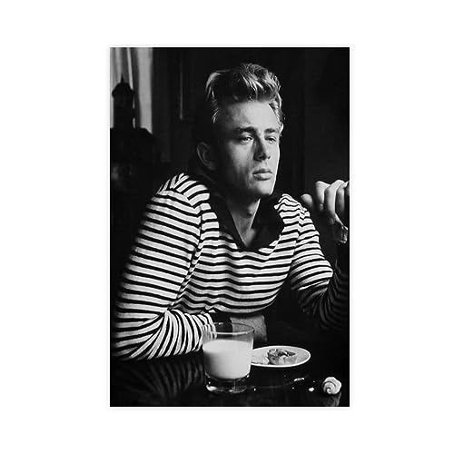 James Dean Filmstar-Poster, Leinwand, Poster, Schlafzimmer, Dekoration, Sport, Landschaft, Büro, Raumdekoration, Geschenk, ungerahmt, 30 x 45 cm von CHIPEL