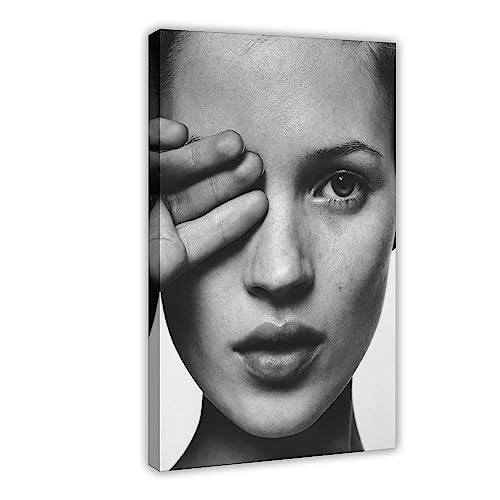 Kate Moss 1 Leinwand-Poster, Schlafzimmer-Dekoration, Sport-Landschaft, Büro, Raumdekoration, Geschenkrahmen-Stil, 50 x 75 cm von CHIPEL