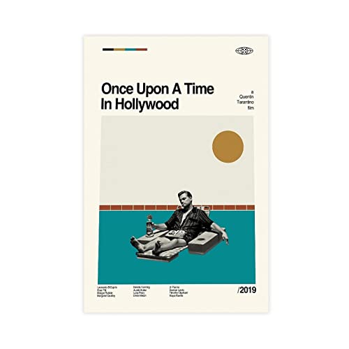 Leinwandposter Comedy Movies Once Upon A Time In Hollywood, Schlafzimmer, Dekoration, Sport, Landschaft, Büro, Raumdekoration, Geschenk, ungerahmt, 40 x 60 cm von CHIPEL