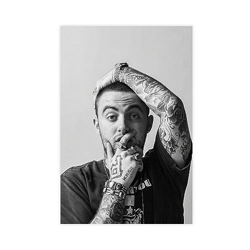 Mac Miller Poster, Malcolm James McCormick Rapper Poster1 Leinwandposter Schlafzimmer Dekor Sport Landschaft Büro Zimmer Dekor Geschenk ungerahmt 40 x 60 cm von CHIPEL