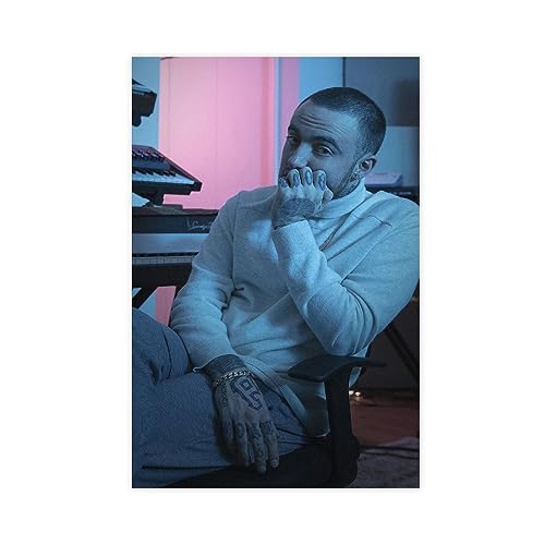 Mac Miller Poster, amerikanischer Rapper, Leinwand, Poster, Schlafzimmer, Dekoration, Sport, Landschaft, Büro, Raumdekoration, Geschenk, ungerahmt, 30 x 45 cm von CHIPEL