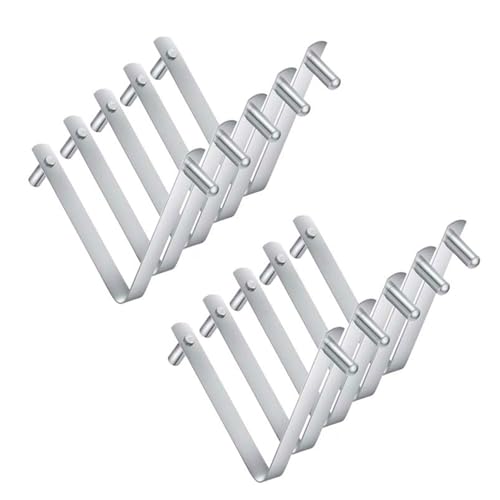 5/10pcs Pool Pinsel V Shape Clip Stahlpool Stangenhalterhalter Haken Butterfly Druckknopf Federfeder Clip von CHIZISX