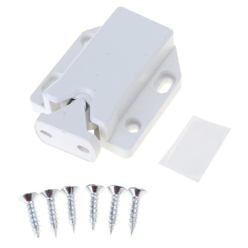 6pcs Push Catch Mit Schrauben Schubladenschrank Touch Riegel Rebounds Selbstverriegelungsvorrichtung Zum Öffnen Von Türriegeln Mit Schrauben von CHIZISX