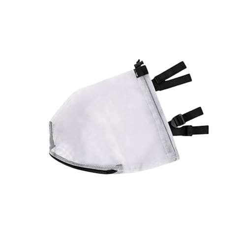 Bequeme Netz-Gesichtsabdeckung für Hunde, zum Wandern, Camping, schützt vor Schmutz, Pflanzenhunde, verstellbar von CHIZISX