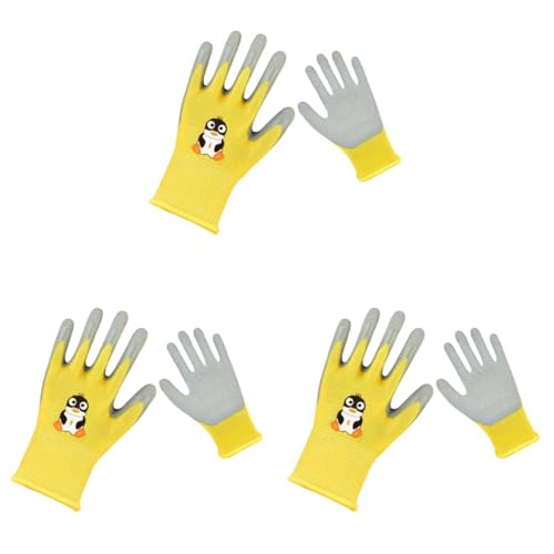 CHIZISX 3 Paare Kindersicherheitsarbeit Handschuhe Für Gartencamping Wasserdichte Atmungsaktiv CHIZISX 3 Paare Kindersicherheitsarbeit Handschuhe Für Gartencamping Wasserdichte Atmungsaktiv von CHIZISX