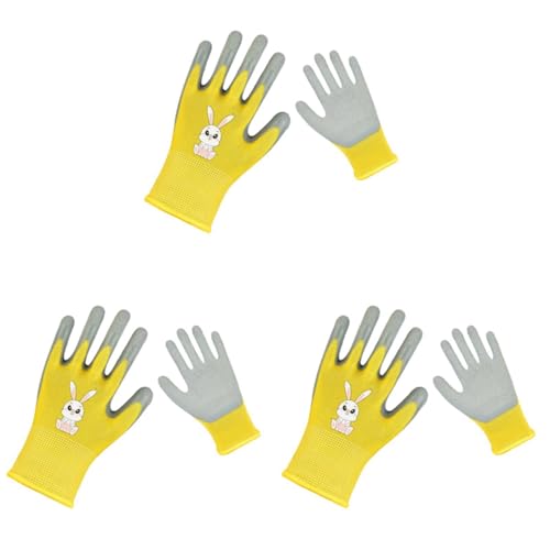 CHIZISX 3 Paare Kindersicherheitsarbeit Handschuhe Für Gartencamping Wasserdichte Atmungsaktiv CHIZISX 3 Paare Kindersicherheitsarbeit Handschuhe Für Gartencamping Wasserdichte Atmungsaktiv von CHIZISX