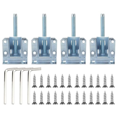 CHIZISX 4 robuste Möbelbeinstützen, Möbelpolster, Kleiderschrank und Regale, Stabilitätsverstärker mit einfachen Befestigungssystemen, einfache Installation, Nivellierfüße CHIZISX 4 robuste Möbelbeinstützen, Möbelpolster, Kleiderschrank und Regale, Stabilitätsverstärker mit einfachen Befestigungssystemen, einfache Installation, Nivellierfüße von CHIZISX