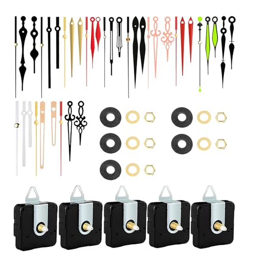 CHIZISX 5 Stück Leise Uhr Motor Bewegung Set Inklusive Ersatz Dekorative Zeiger Zubehör Leichtgängige Bedienung Mechanismus Leise Uhrwerk Ersatz CHIZISX 5 Stück Leise Uhr Motor Bewegung Set Inklusive Ersatz Dekorative Zeiger Zubehör Leichtgängige Bedienung Mechanismus Leise Uhrwerk Ersatz von CHIZISX