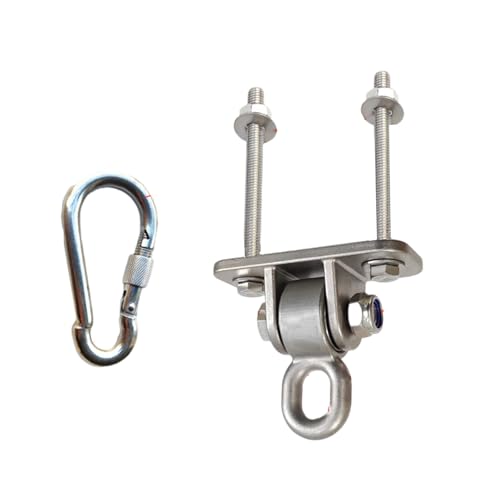 CHIZISX Edelstahl Hängemattenhaken Hanging Set Für Trapezkastenbeutel Swing Hanger Swing Hooks Heavy Duty Hängematte Hardware von CHIZISX