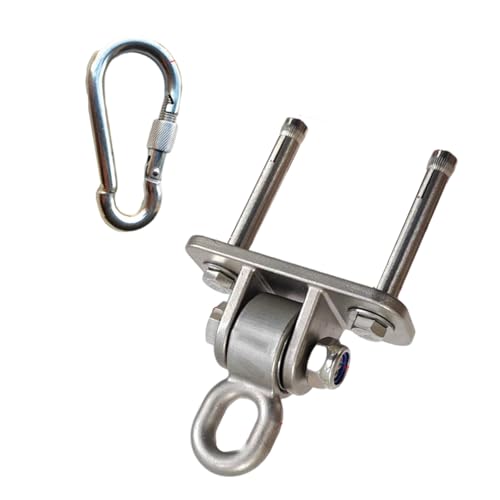 CHIZISX Edelstahl Hängemattenhaken Hanging Set Für Trapezkastenbeutel Swing Hanger Swing Hooks Heavy Duty Hängematte Hardware von CHIZISX