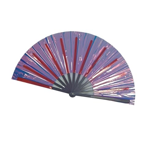 CHIZISX Handventilator, leicht, kompakt, tragbar, Zubehör für den Außenbereich, reflektierender Ventilator, faltbarer Handventilator von CHIZISX
