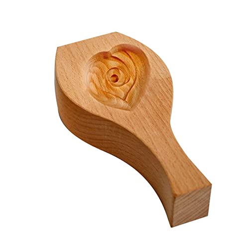 CHIZISX Holz-Backform aus Holz, Blumenform, traditionell, für Mittelherbst-Festivals von CHIZISX