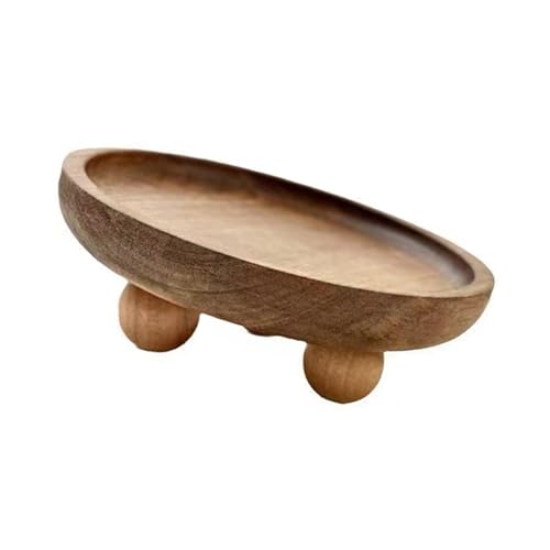 CHIZISX Holz-Kosmetiktablett mit strukturiertem Schmuck-Organizer, eleganter Holz-Organizer für Kommode und Nachttisch, minimalistischer Schreibtisch CHIZISX Holz-Kosmetiktablett mit strukturiertem Schmuck-Organizer, eleganter Holz-Organizer für Kommode und Nachttisch, minimalistischer Schreibtisch von CHIZISX