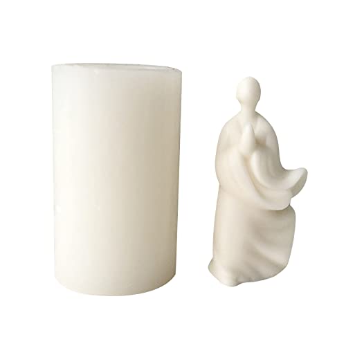 CHIZISX Kerzenform,3D junge Mönch Silikon Kerzen Form menschliche Form Duftkerzen Seifen Formen Home Decor Fondant Kuchen Backform CHIZISX Kerzenform,3D junge Mönch Silikon Kerzen Form menschliche Form Duftkerzen Seifen Formen Home Decor Fondant Kuchen Backform von CHIZISX