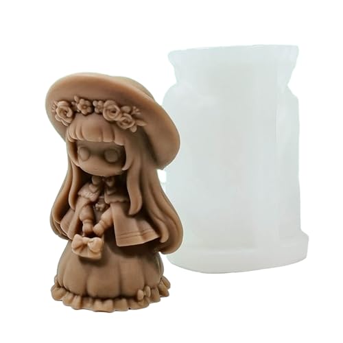 CHIZISX Kerzenform,Kleines Mädchen Silikonform 3D Fee Kerzenform Aromatherapie Kerzenherstellung Werkzeug Harz Gipsform Valentinstag Ge CHIZISX Kerzenform,Kleines Mädchen Silikonform 3D Fee Kerzenform Aromatherapie Kerzenherstellung Werkzeug Harz Gipsform Valentinstag Ge von CHIZISX
