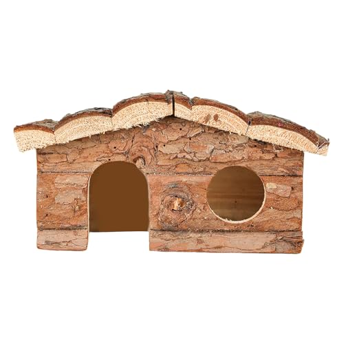 CHIZISX Kleintier-Verstecke Hütte Holz Unterschlupf Haus Kratzfest Hamsterkäfig Spielhaus Eichhörnchen Käfig Zubehör Möbel Hamster Unterschlupf Haus CHIZISX Kleintier-Verstecke Hütte Holz Unterschlupf Haus Kratzfest Hamsterkäfig Spielhaus Eichhörnchen Käfig Zubehör Möbel Hamster Unterschlupf Haus von CHIZISX