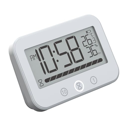 CHIZISX Multifunktionale Duschuhr Badezimmeruhr Mit Countdown Timer Wasserdichtes Design Temperaturanzeige Für Den Heimgebrauch Countdown Timer Dusche CHIZISX Multifunktionale Duschuhr Badezimmeruhr Mit Countdown Timer Wasserdichtes Design Temperaturanzeige Für Den Heimgebrauch Countdown Timer Dusche von CHIZISX