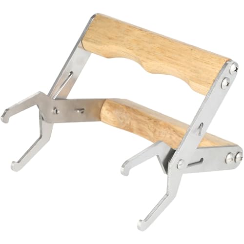 CHIZISX Rostsicherer Ergonomische Nicht Glückliche Metall Imker Rahmenhalterinhalter Mit Bequemem Holz Imkere Edelstahl Edelstahl CHIZISX Rostsicherer Ergonomische Nicht Glückliche Metall Imker Rahmenhalterinhalter Mit Bequemem Holz Imkere Edelstahl Edelstahl von CHIZISX
