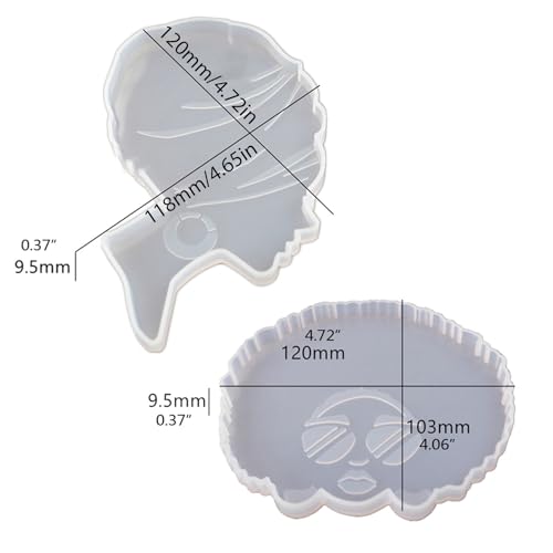 CHIZISX Untersetzerform,Afro weibliche Epoxidharz Form Matte Mensch für Oaster Tablett Silione Form Kunst Floß Werkzeug handgemacht CHIZISX Untersetzerform,Afro weibliche Epoxidharz Form Matte Mensch für Oaster Tablett Silione Form Kunst Floß Werkzeug handgemacht von CHIZISX