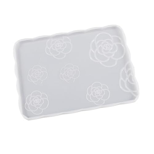 CHIZISX Untersetzerform,Rose Untersetzer Silikon Form Runde Rechteck Tablett Tasse Matte Epoxidharz Gussform für Handwerk Hause Dekoratione CHIZISX Untersetzerform,Rose Untersetzer Silikon Form Runde Rechteck Tablett Tasse Matte Epoxidharz Gussform für Handwerk Hause Dekoratione von CHIZISX