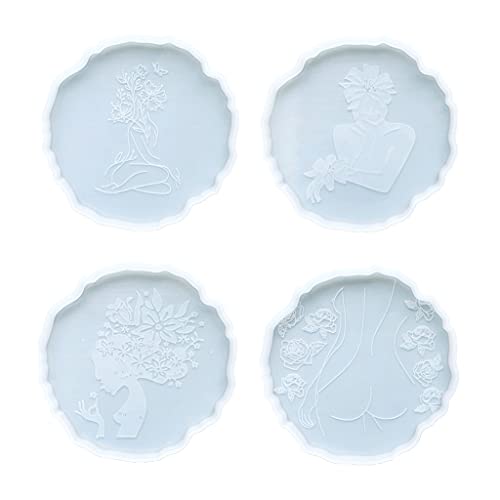 CHIZISX Untersetzerform,Tablett-Formen, DIY-Harz-Untersetzer-Formen, Silikon-Harz-Tablett-Formen, Epoxidharz-Gussformen für DIY-Gießen, Heimdeko CHIZISX Untersetzerform,Tablett-Formen, DIY-Harz-Untersetzer-Formen, Silikon-Harz-Tablett-Formen, Epoxidharz-Gussformen für DIY-Gießen, Heimdeko von CHIZISX