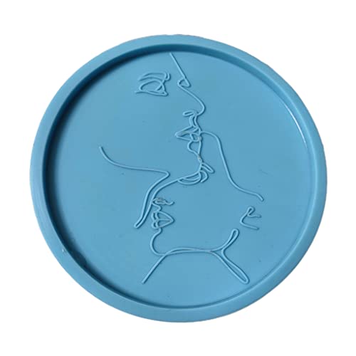 CHIZISX Untersetzerform,Tablett-Formen, DIY-Harz-Untersetzer-Formen, Silikonharz-Tablett-Formen, Epoxidharz-Gussformen für DIY-Gießen, Heimdekor von CHIZISX