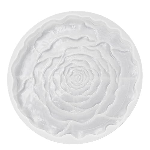 CHIZISX Untersetzerform,Tablett-Formen, Tassen-Pad-Formen, Epoxidharz-Formen, Rosenförmige Untersetzer-Form, Silikonmaterial für die DIY-Handher CHIZISX Untersetzerform,Tablett-Formen, Tassen-Pad-Formen, Epoxidharz-Formen, Rosenförmige Untersetzer-Form, Silikonmaterial für die DIY-Handher von CHIZISX
