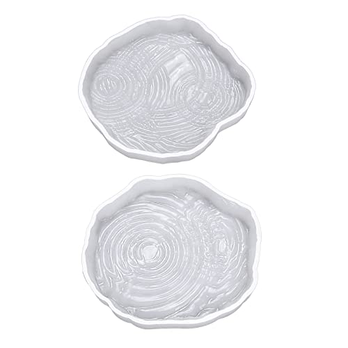 CHIZISX Untersetzerform,für kreative Kristall Epoxidharz Form Tasse Matte Tablett Sili von CHIZISX