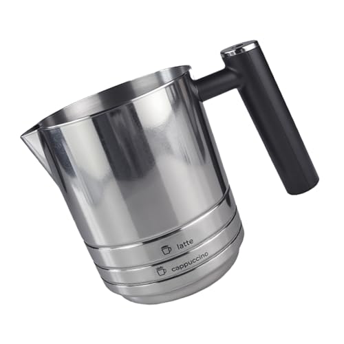 Ersatz-Milchaufschäumer-Schneebesen mit abnehmbarem Teil für glatten Schaum, Kaffee, Getränke, Edelstahl-Konstruktion, Edelstahl-Milchaufschäumer-Aufsatz von CHIZISX