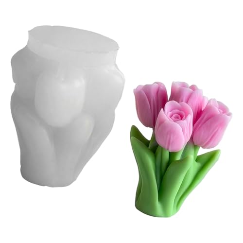 Flexible Silikonformblume Form Kerzenhandwerkszubehör Home Decors Kerzenform Geeignet Zum Handwerk Von Handheldblüten von CHIZISX