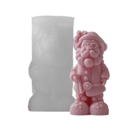 Flexibler Silikonform Handgefertigt Duftende Kerzenform Weihnachtszeit Santa Form Aromatherapys Juwely Schimmel Home Dekorationen Einfach Demold Silikon von CHIZISX