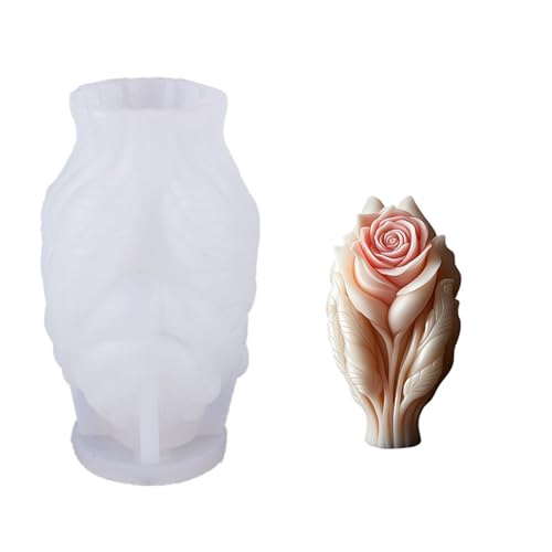 CHIZISX Handhalteblüte Duftende Kerzenformblüten Silikonformen Plastern Formen Handgefertigte Gussformen von CHIZISX