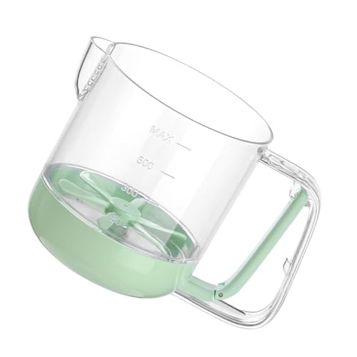 Handmixer mit PC+ABS-Konstruktion, sichtbare Messlinien, bequemer Griff, geeignet für erweitertes Backen, große Kapazität, Rührschüssel mit Skala von CHIZISX