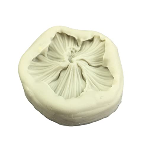 Hibiskusform Formen Fondant Formen Schokoladenform Kuchen Dekorieren Geräte Silikonmaterial Handgefertigtes Zubehör von CHIZISX
