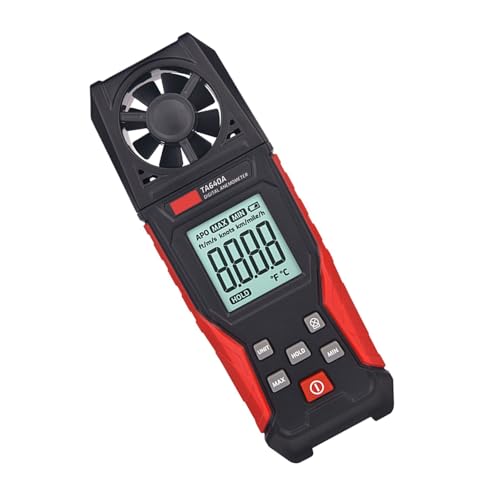 Hochvorbereitete Blasgeschwindigkeitsmesser Mit Temperatursensoring Easy Carry Anemometer Multifunktionswindmeter Für Outdoor von CHIZISX