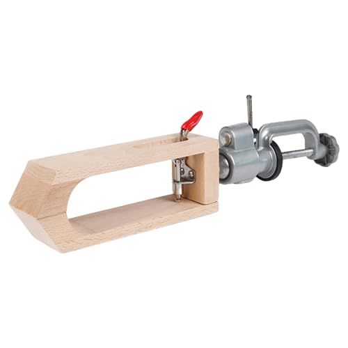 Leder Handwerk Rotierende Nähklemmen Rotierende Hand Nähen Holzclip Flexibles Werkzeug zum Handnähen Verstellbarer Griff Stitching Klemmen von CHIZISX